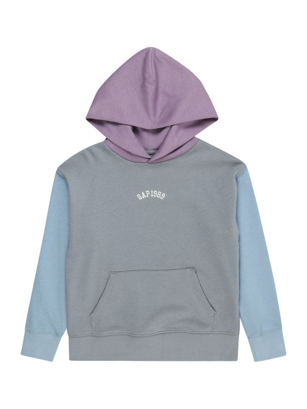 GAP GAP Суичър  опушено синьо / сиво / лилав / мръсно бяло