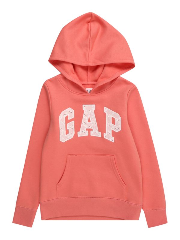 GAP GAP Суичър  праскова / бяло