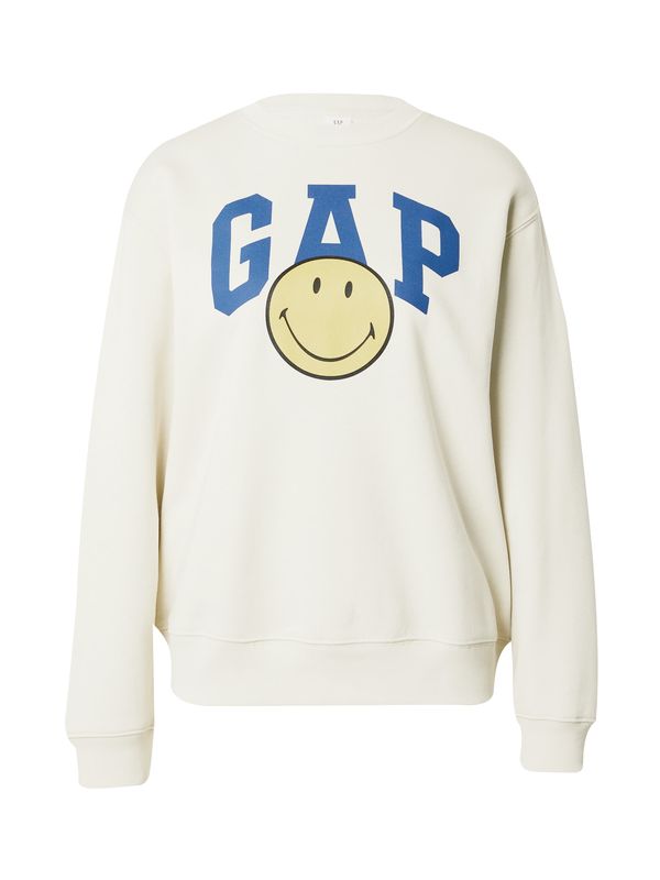 GAP GAP Суичър  синьо / жълто / черно / яйчена черупка