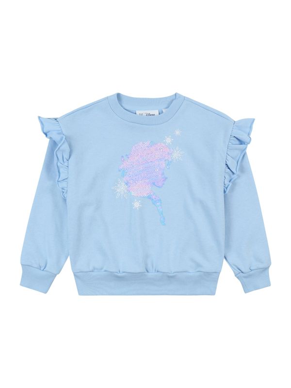 GAP GAP Суичър  светлосиньо / бяло