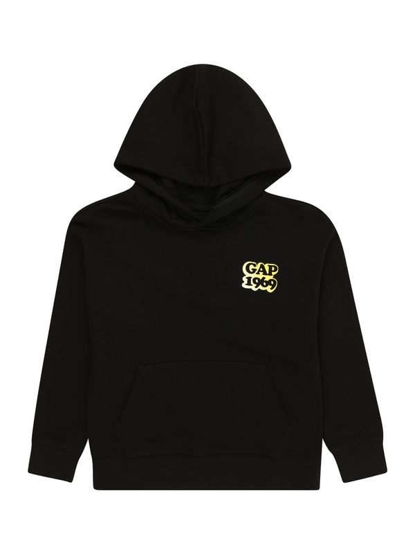 GAP GAP Суичър  жълто / черно / бяло