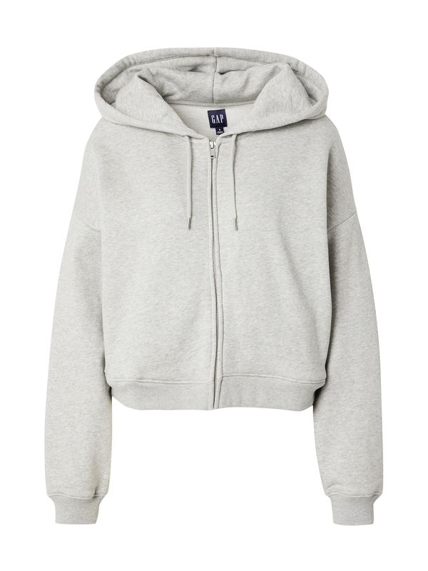GAP GAP Суичъри с качулка 'ABBREVIATED'  сив меланж