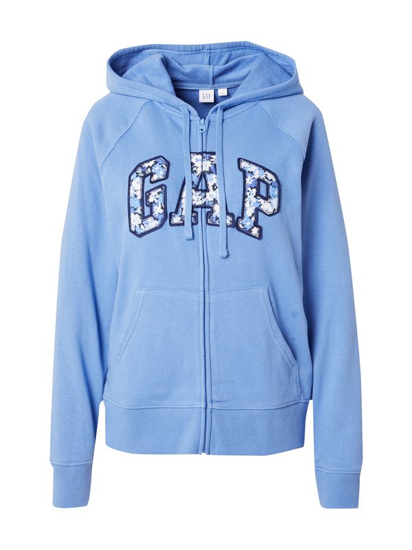 GAP GAP Суичъри с качулка 'HERITAGE'  нейви синьо / опал / бяло