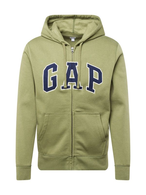 GAP GAP Суичъри с качулка 'HERITAGE'  нейви синьо / зелено / бяло