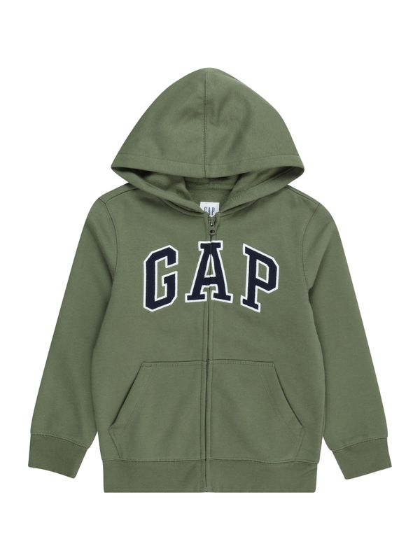 GAP GAP Суичъри с качулка 'HERITAGE'  нощно синьо / тъмнозелено / бяло