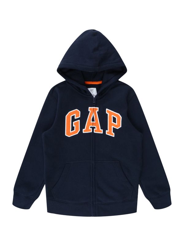 GAP GAP Суичъри с качулка  нейви синьо / оранжево / бяло
