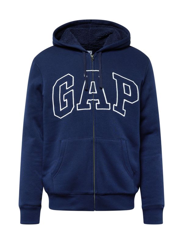 GAP GAP Суичъри с качулка  нощно синьо / бяло