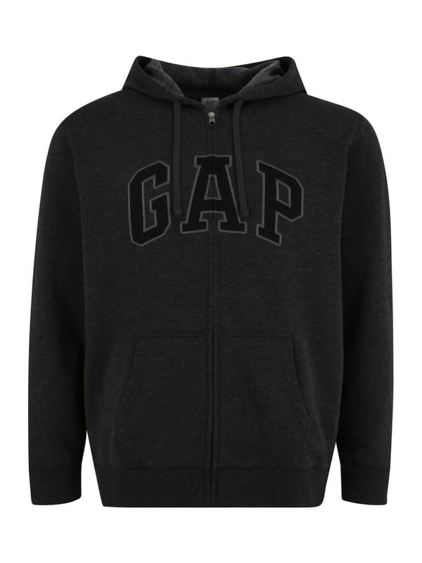GAP GAP Суичъри с качулка  сиво / антрацитно черно / черно