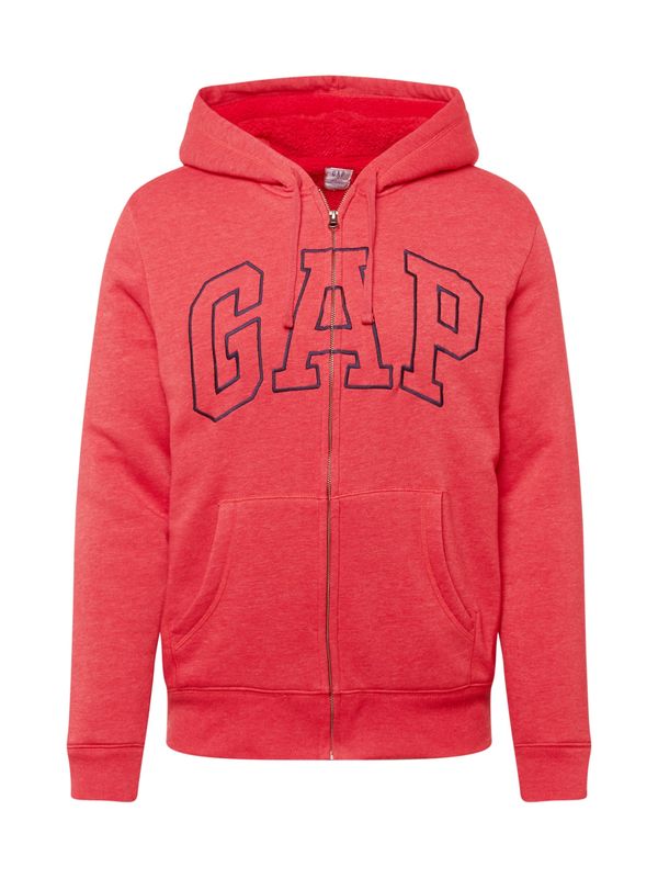 GAP GAP Суичъри с качулка  тъмносиньо / червен меланж