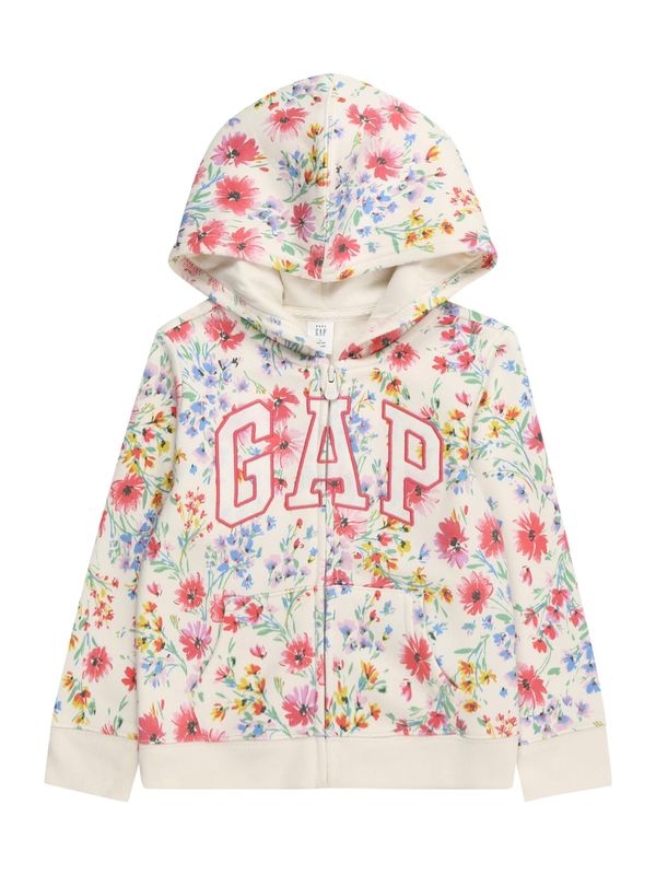 GAP GAP Суичъри с качулка 'V-SP'  слонова кост / светлосиньо / зелено / червено