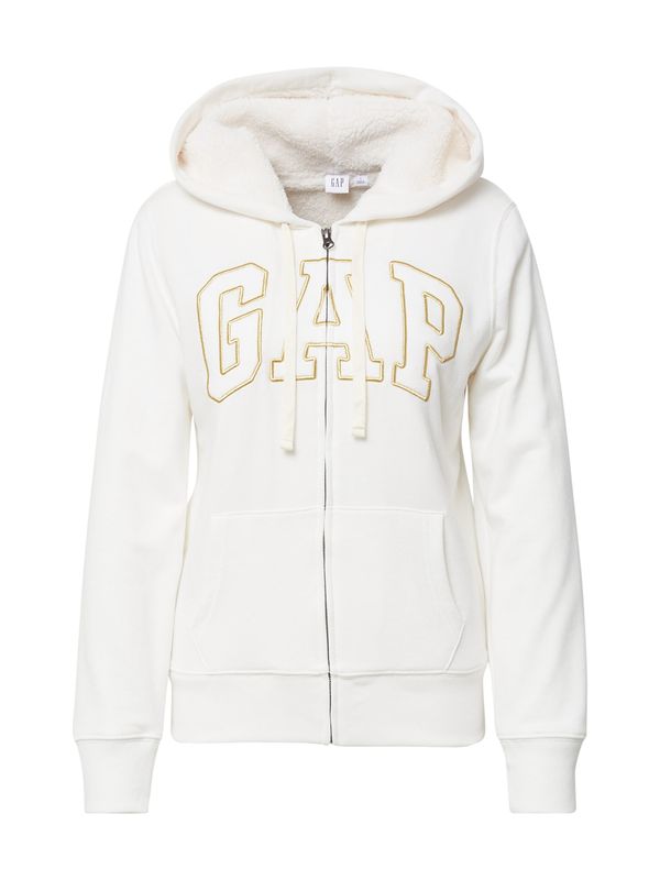 GAP GAP Суичъри с качулка  злато / бяло
