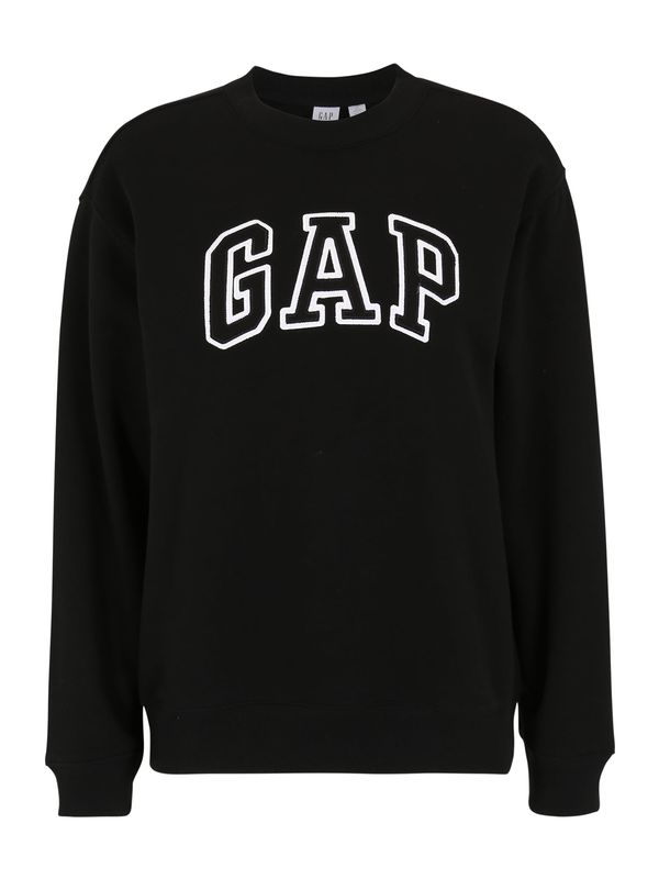 Gap Tall Gap Tall Суичър 'HERITAGE'  черно / бяло