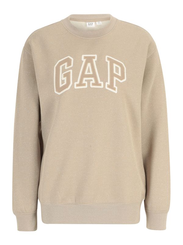 Gap Tall Gap Tall Суичър 'HERITAGE'  цвят "пясък" / бяло