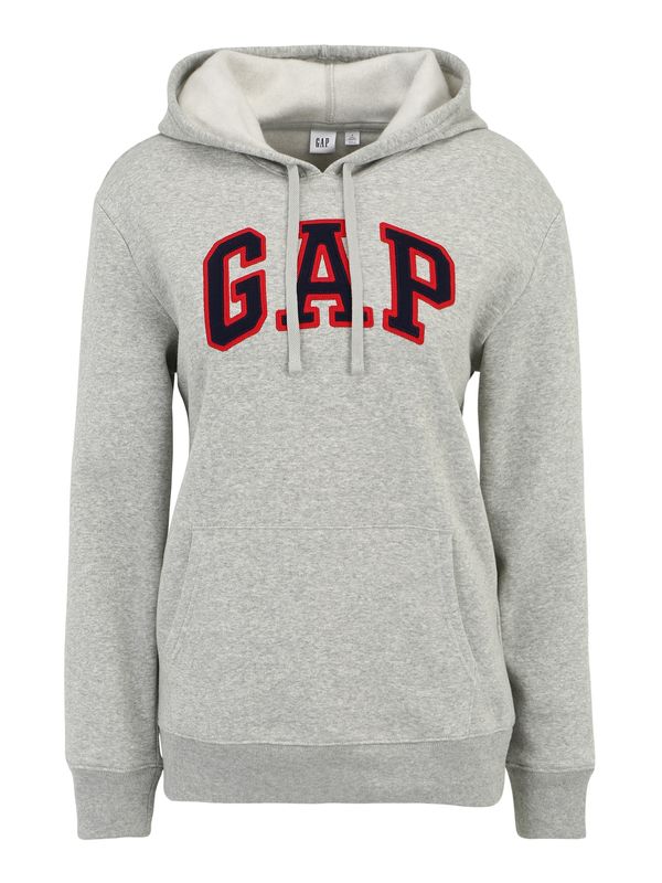 Gap Tall Gap Tall Суичър 'HERITAGE'  сив меланж / червено / черно