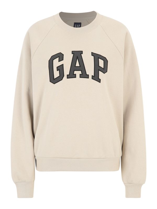 Gap Tall Gap Tall Суичър 'HOLIDAY'  бежово / антрацитно черно / черно