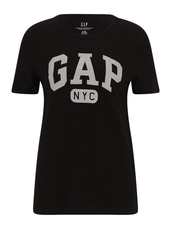 Gap Tall Gap Tall Тениска  сиво / черно