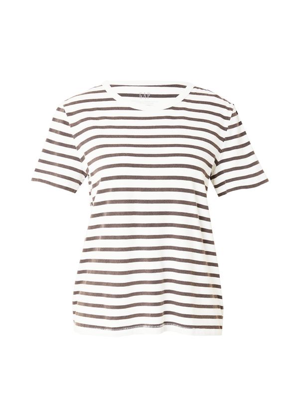 Gap Tall Gap Tall Тениска  тъмнокафяво / бяло