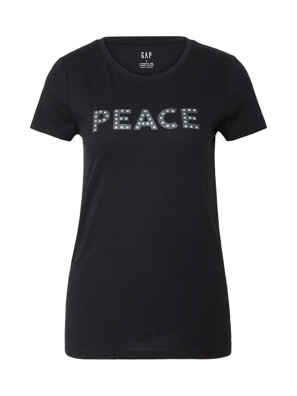 GAP GAP Тениска  базалтово синьо / черно