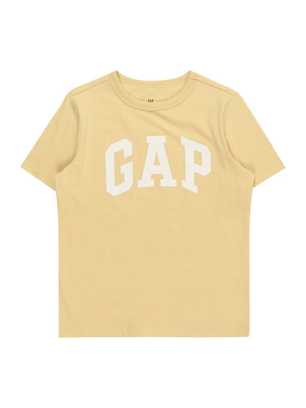 GAP GAP Тениска  бежово / бяло