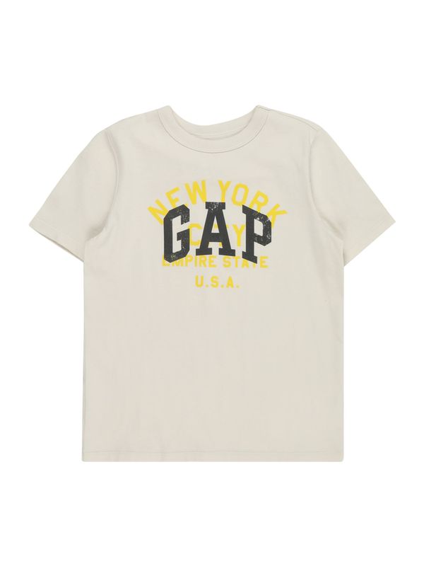 GAP GAP Тениска  бежово / жълто / черно