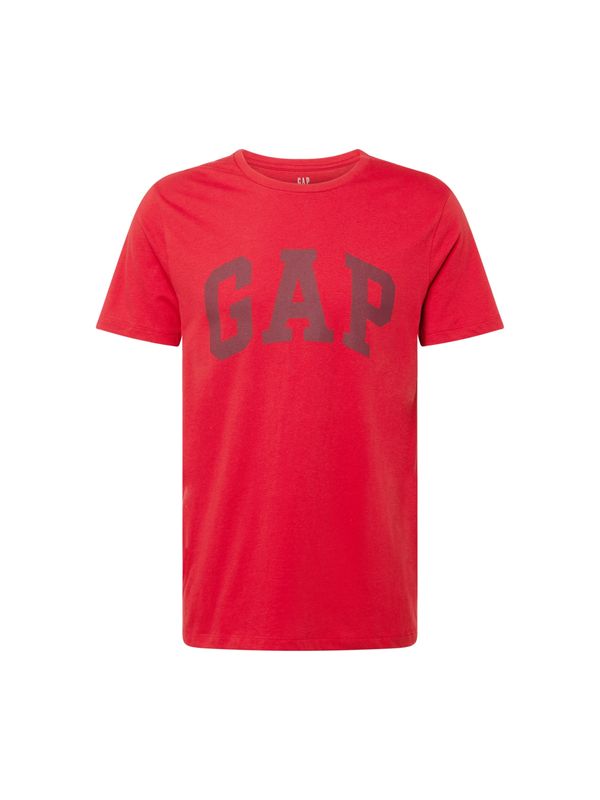 GAP GAP Тениска  червена боровинка / черно