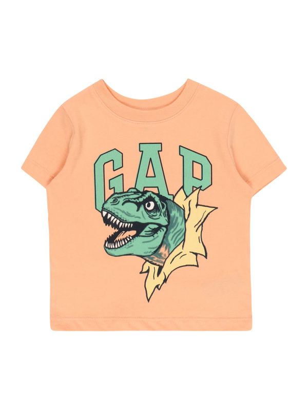 GAP GAP Тениска  цвят "пясък" / зелено / оранжево / черно / бяло