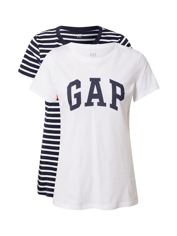 GAP GAP Тениска 'FRANCHISE'  нейви синьо / червено / бяло