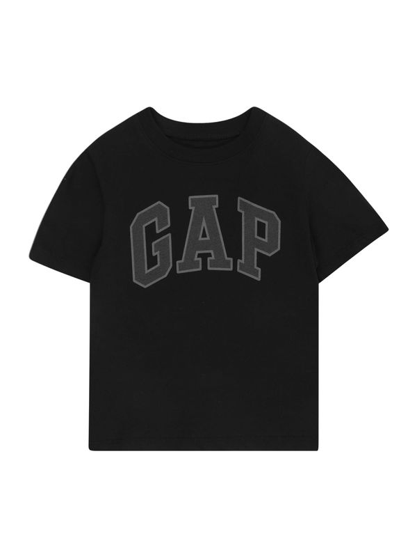GAP GAP Тениска  графитено сиво / черно