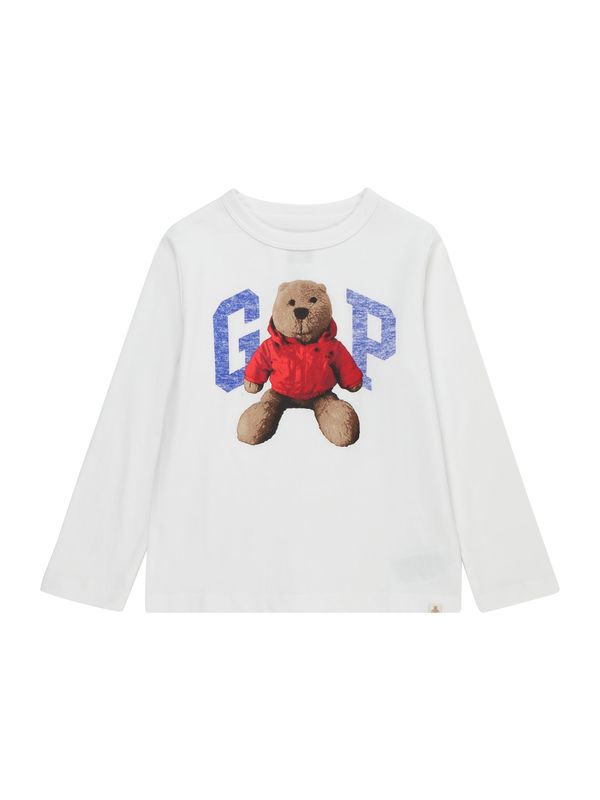 GAP GAP Тениска 'HOLIDAY'  светлокафяво / виолетов / ярко червено / бяло