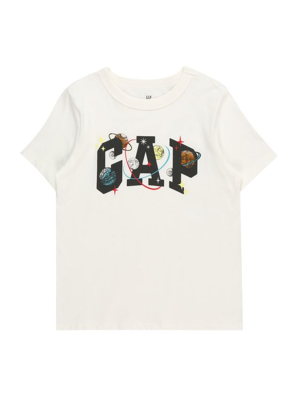 GAP GAP Тениска  кафяво / червено / черно / бяло