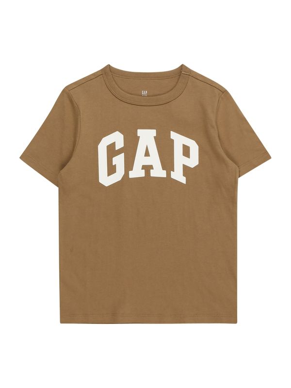 GAP GAP Тениска  каки / бяло