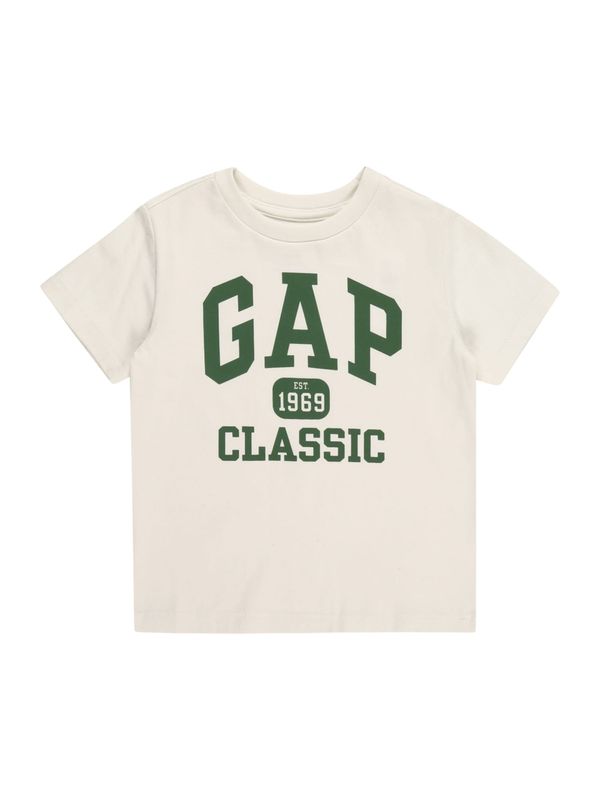 GAP GAP Тениска  камък / тъмнозелено