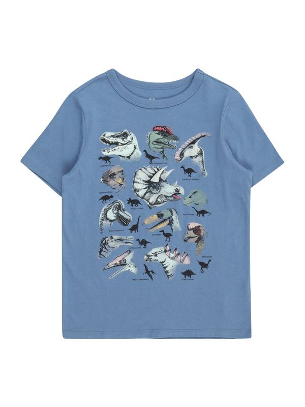 GAP GAP Тениска  кралско синьо / сиво / черно / бяло