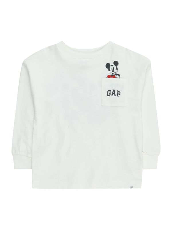 GAP GAP Тениска 'LOVE HOLIDAY'  червено / черно / мръсно бяло