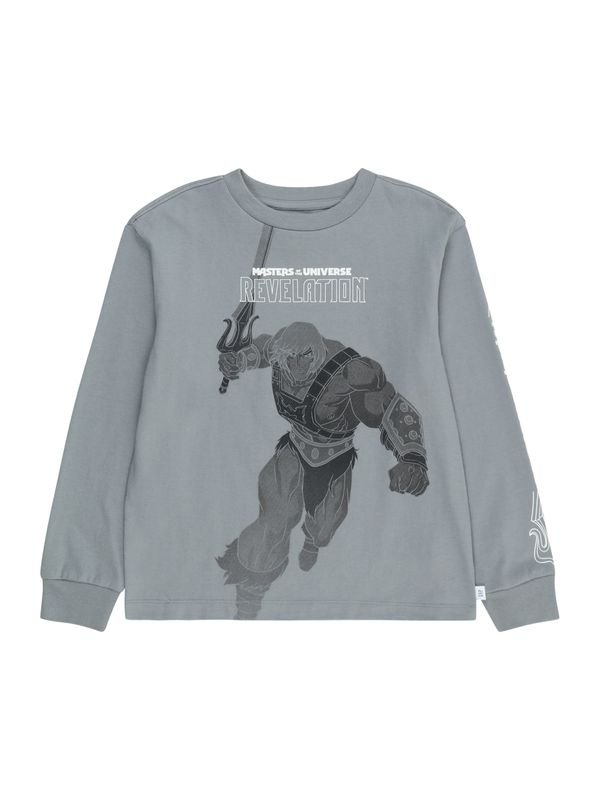 GAP GAP Тениска 'MATT MOTU'  сиво / тъмносиво / бяло