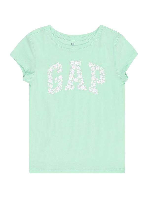 GAP GAP Тениска  мента / бяло