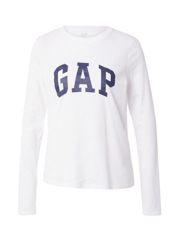 GAP GAP Тениска  нейви синьо / бяло