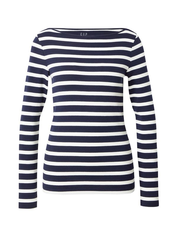 GAP GAP Тениска  нейви синьо / бяло