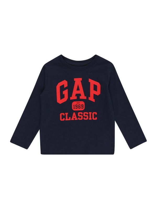 GAP GAP Тениска  нейви синьо / червено