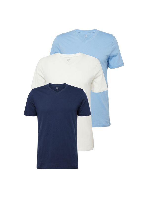 GAP GAP Тениска  нейви синьо / светлосиньо / бяло