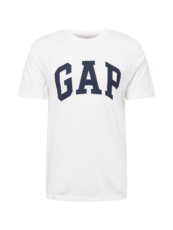 GAP GAP Тениска  нощно синьо / бяло