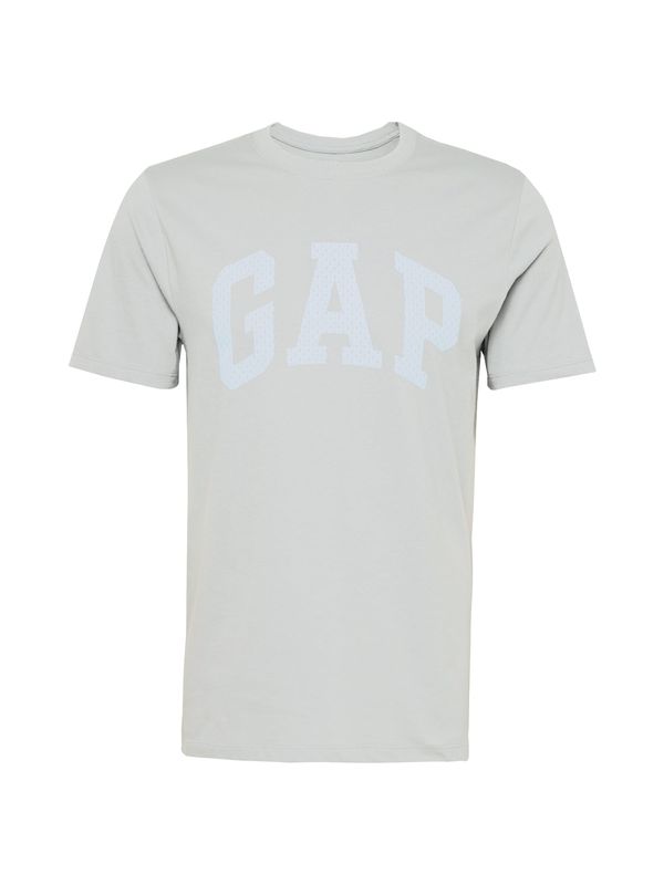 GAP GAP Тениска 'NOVELTY'  пастелно синьо / сиво