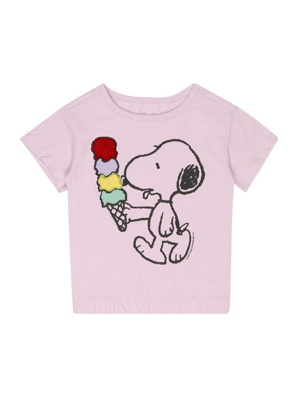 GAP GAP Тениска  пъстро / бледорозово