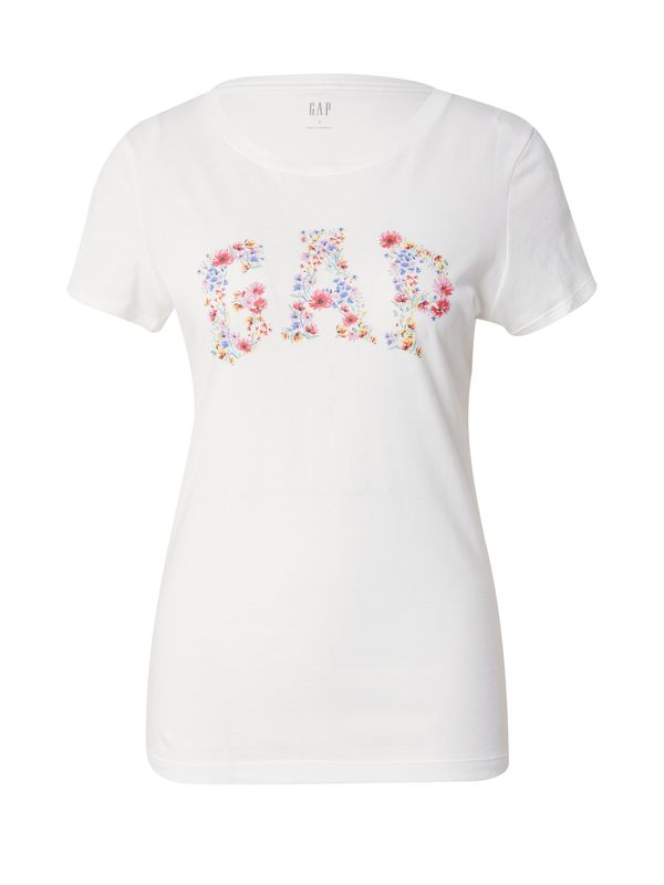 GAP GAP Тениска  синьо / зелено / бледорозово / бяло