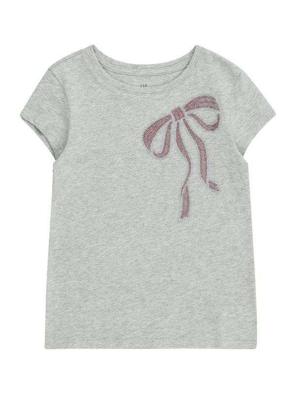 GAP GAP Тениска  сив меланж / магента