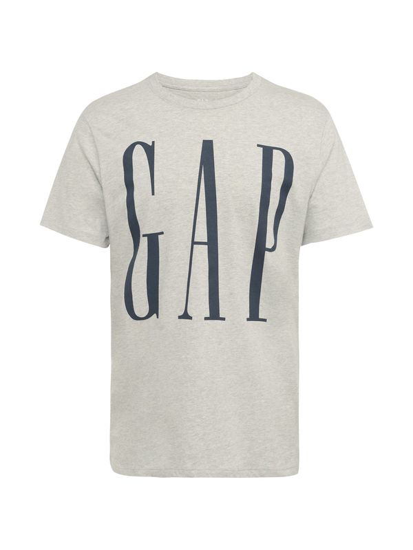 GAP GAP Тениска  сиво-бежово / черно