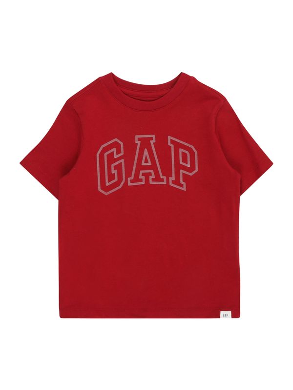 GAP GAP Тениска  сиво / червено