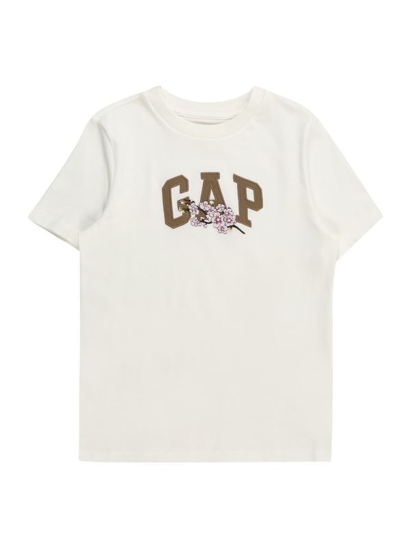 GAP GAP Тениска  сиво-кафяво / люляк / бяло