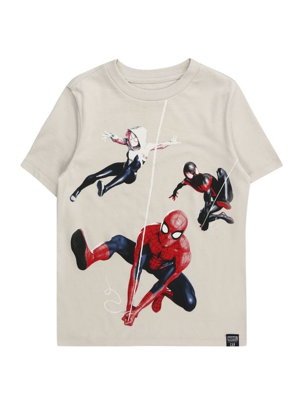 GAP GAP Тениска 'SUPERHERO'  нейви синьо / сиво / червено / бяло