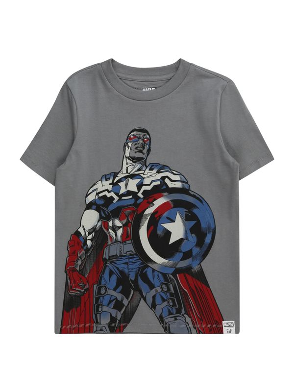 GAP GAP Тениска 'SUPERHERO'  синьо / тъмносиво / червено / черно
